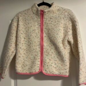 Girls fleece jacket with multi spec